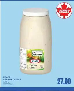 Wholesale Club Kraft creamy caesar offer