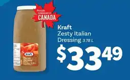 Wholesale Club Kraft Zesty Italian Dressing offer