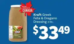 Wholesale Club Kraft Greek Feta & Oregano Dressing offer