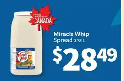 Wholesale Club Miracle Whip Spread offer