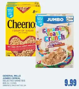 Wholesale Club General mills jumbo cereal offer