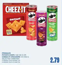 Wholesale Club Pringles potato chips cheez-it crackers offer
