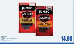 Wholesale Club Jack links jerky offer