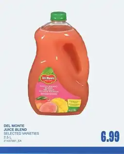 Wholesale Club Del monte juice blend offer