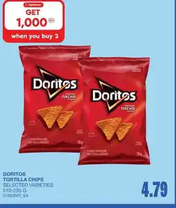 Wholesale Club Doritos tortilla chips offer