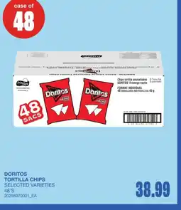 Wholesale Club Doritos tortilla chips offer