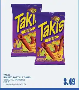 Wholesale Club Takis rolled tortilla chips offer