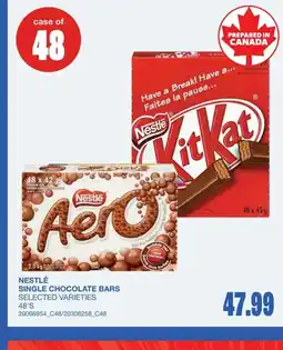 Wholesale Club Nestlé single chocolate bars offer