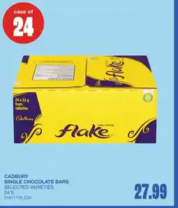 Wholesale Club Cadbury single chocolate bars offer