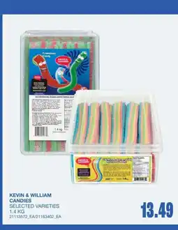 Wholesale Club Kevin & william candies offer