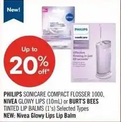 Shoppers Drug Mart Philips, nivea, or burt's bees offer