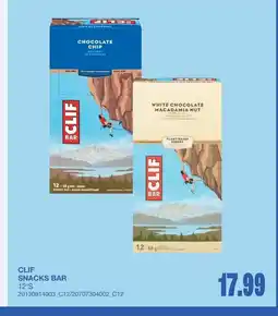Wholesale Club Clif snacks bar offer