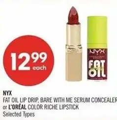 Shoppers Drug Mart Nyx or l'oréal offer