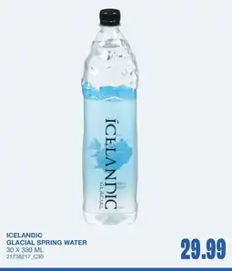 Wholesale Club Icelandic glacial spring water offer