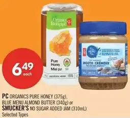 Shoppers Drug Mart Pc, blue or smucker's offer