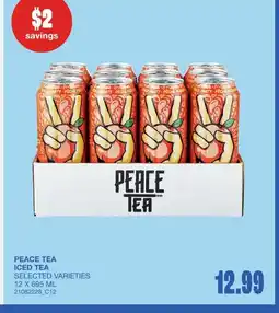 Wholesale Club Peace tea iced tea offer