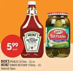 Shoppers Drug Mart Bick's or heinz offer
