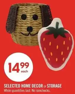 Shoppers Drug Mart Selected home decor or storage offer