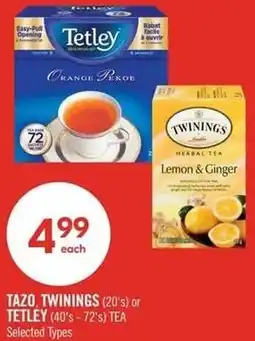 Shoppers Drug Mart Tazo, twinings or tetley offer