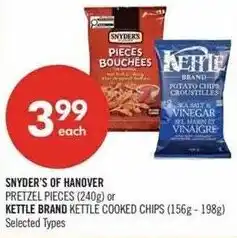 Shoppers Drug Mart Snyder's of hanover or kettle brand offer