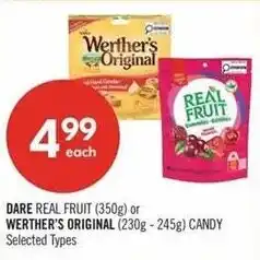 Shoppers Drug Mart Dare or werther's original offer