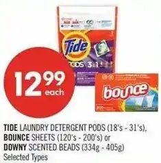 Shoppers Drug Mart Tide, bounce or downy offer