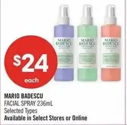 Shoppers Drug Mart Mario badescu offer