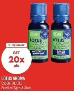 Shoppers Drug Mart Lotus aroma offer