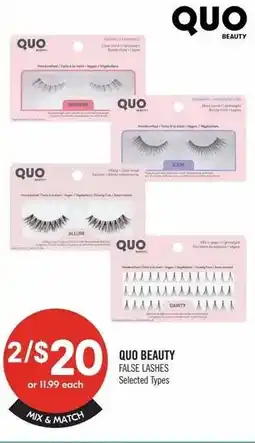 Shoppers Drug Mart Quo beauty offer