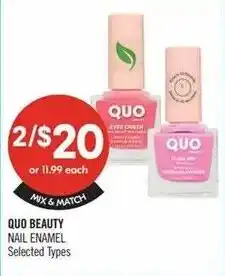Shoppers Drug Mart QUO BEAUTY offer