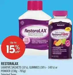Shoppers Drug Mart RestoraLAX offer