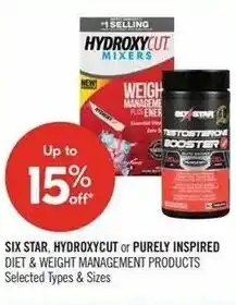 Shoppers Drug Mart Six star, hydroxycut or purely inspired offer