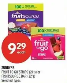 Shoppers Drug Mart Sunrype offer
