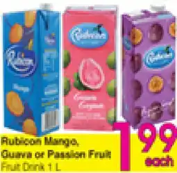 Danforth Food Market Rubicon Mango, Guava or Passion Fruit Fruit Drink offer