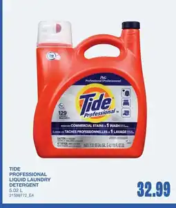 Wholesale Club Tide professional liquid laundry detergent offer