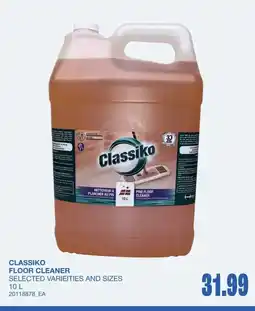 Wholesale Club Classiko floor cleaner offer