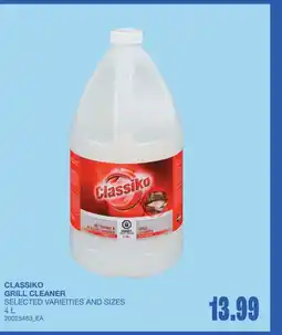 Wholesale Club Classiko grill cleaner offer