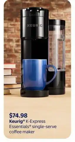 Walmart Keurig K-Express Essentials single-serve coffee maker offer