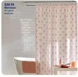 Walmart Mainstays 16-piece bath set offer