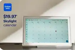 Walmart Skylight calendar offer
