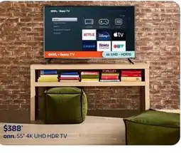 Walmart Onn. 55" 4k uhd hdr tv offer