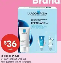 Shoppers Drug Mart La roche-posay effaclar mat skin care set offer