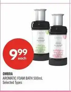 Shoppers Drug Mart Ombra aromatic foam bath offer