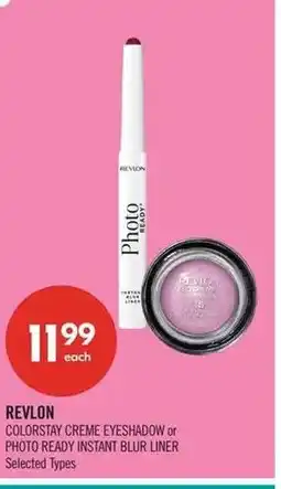 Shoppers Drug Mart Revlon colorstay creme eyeshadow or photo ready instant blur liner offer