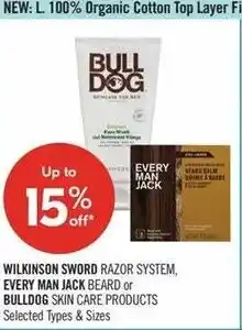 Shoppers Drug Mart Wilkinson sword razor system, every man jack beard or bulldog offer