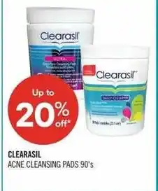 Shoppers Drug Mart Clearasil acne cleansing pads offer