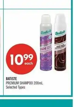 Shoppers Drug Mart Batiste premium shampo offer