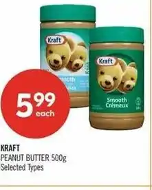 Shoppers Drug Mart Kraft peanut butter offer