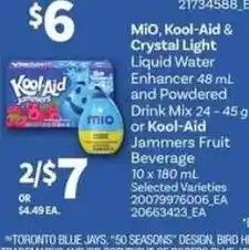 Atlantic Superstore Mio, kool-aid & crystal light offer