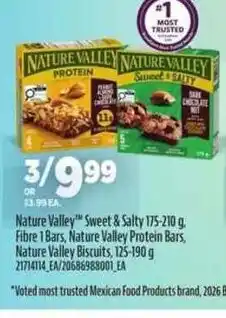 Atlantic Superstore Nature Valley Sweet & Salty Fibre 1 Bars, Nature Valley Protein Bars offer